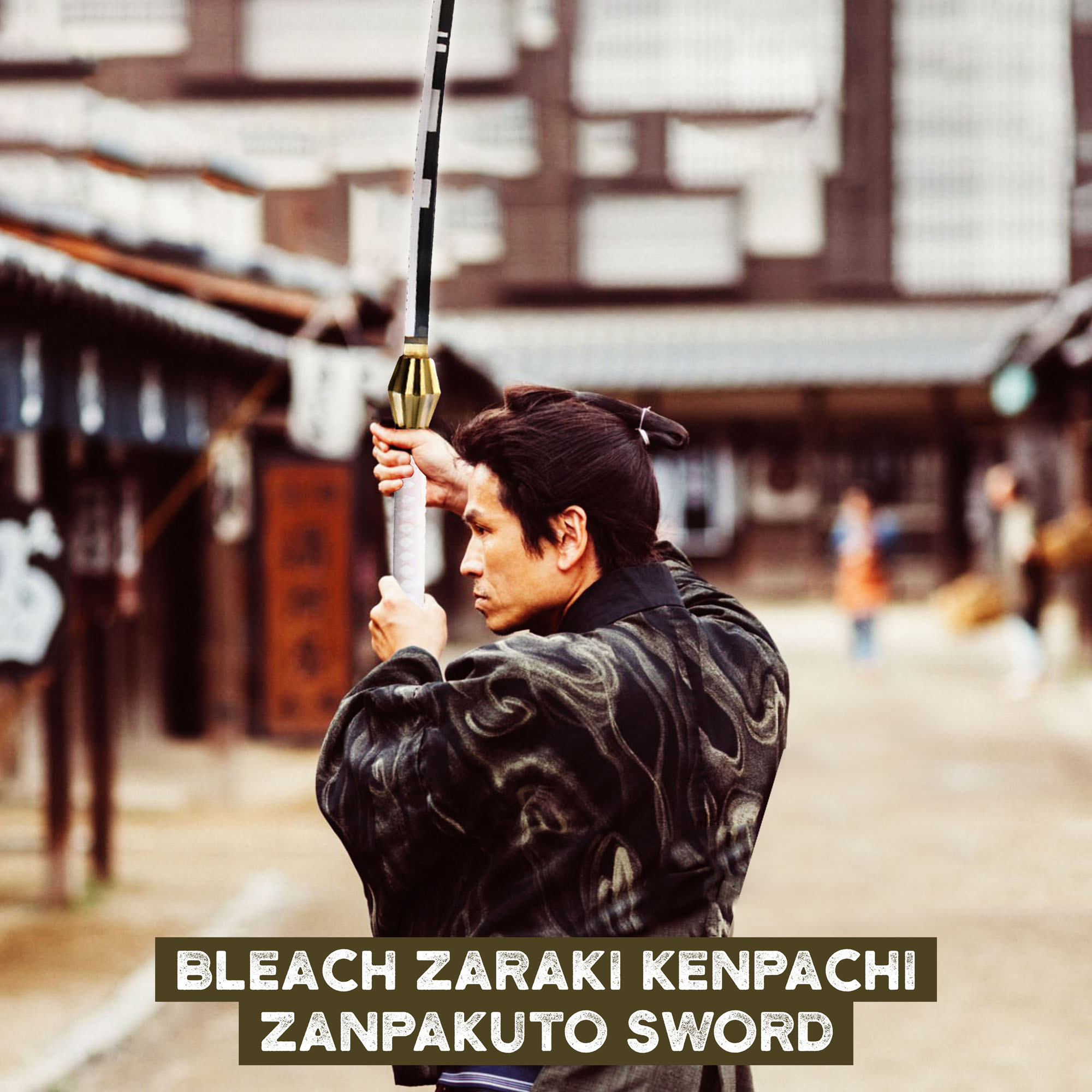 Bleach -  Zaraki Kenpachi Zanpakuto Schwert, Abgenutzte Version