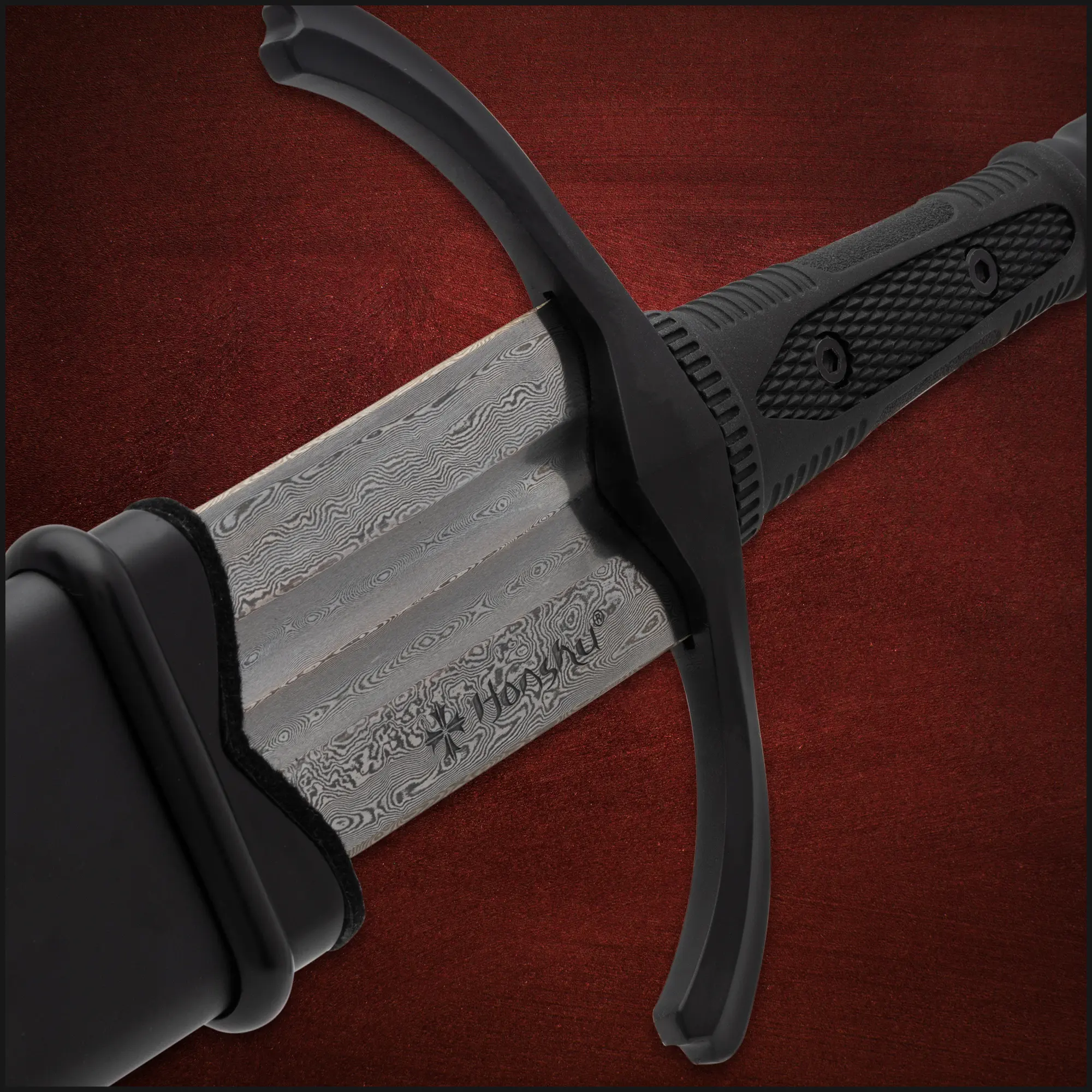 Honshu Einhand-Breitschwert aus Damaszenerstahl