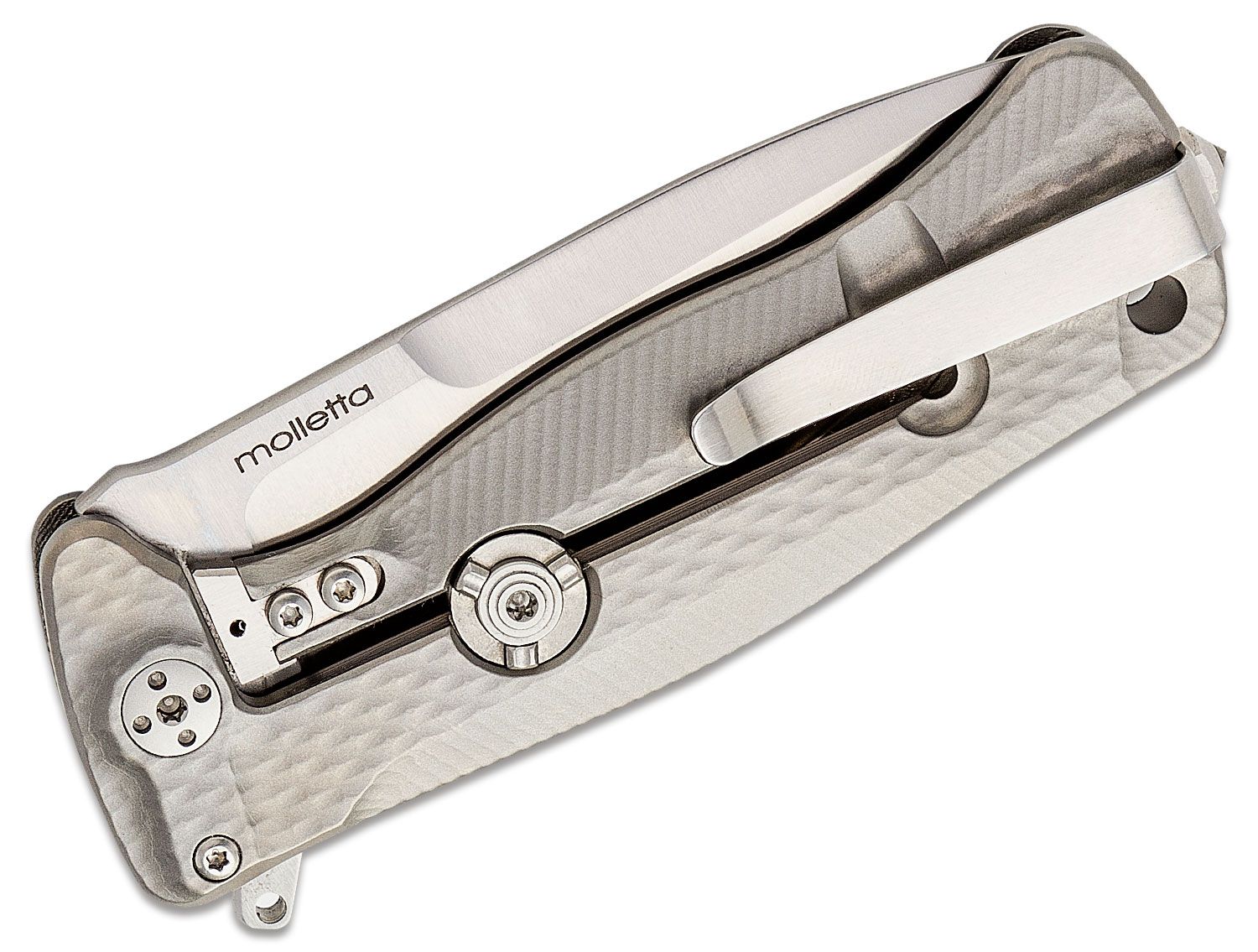 SR-22 G Integral, Sleipner Drop Point Blade, Gray Titanium Handle