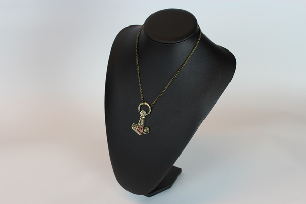 Steampunk Anhänger mit Kette - Anker, bronze