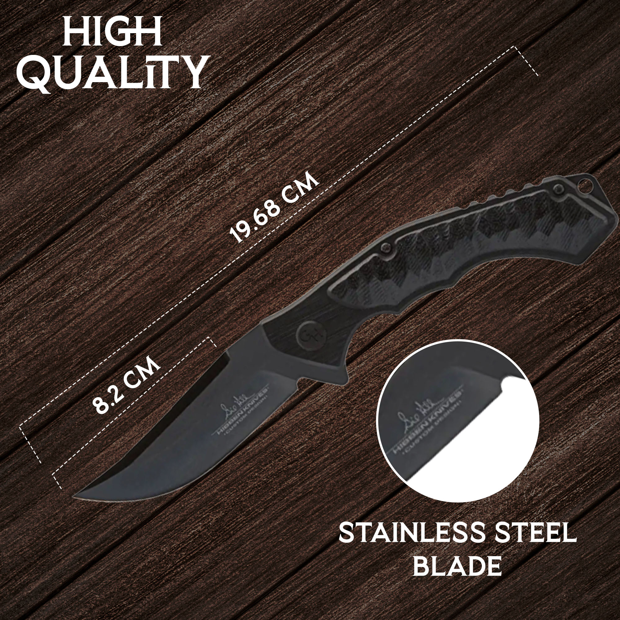 Hibben Black Whirlwind Taschenmesser