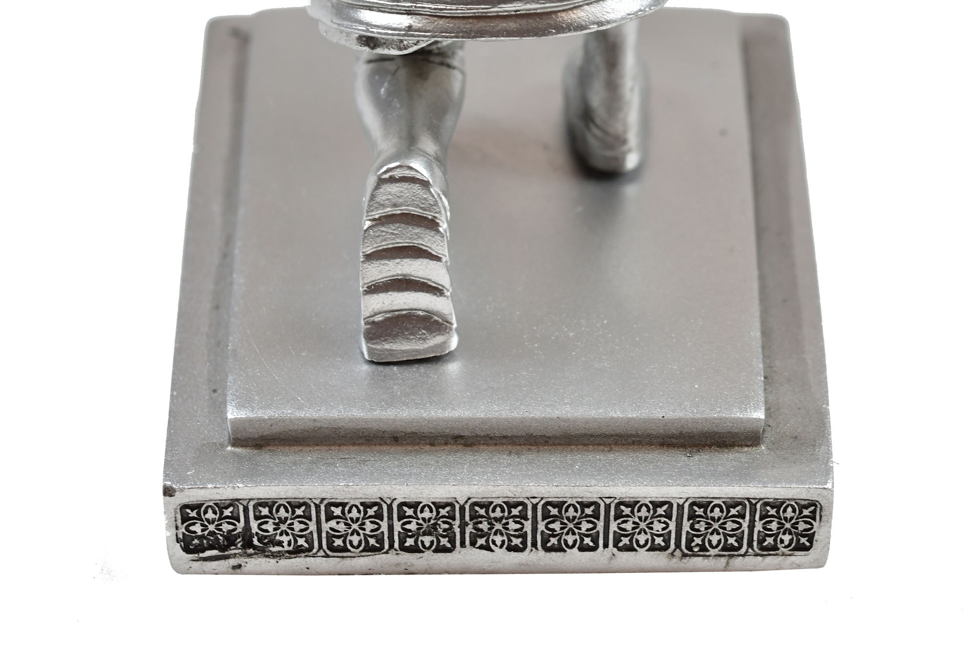 Knight figurine - holder for letter opener, kneeling medieval knight