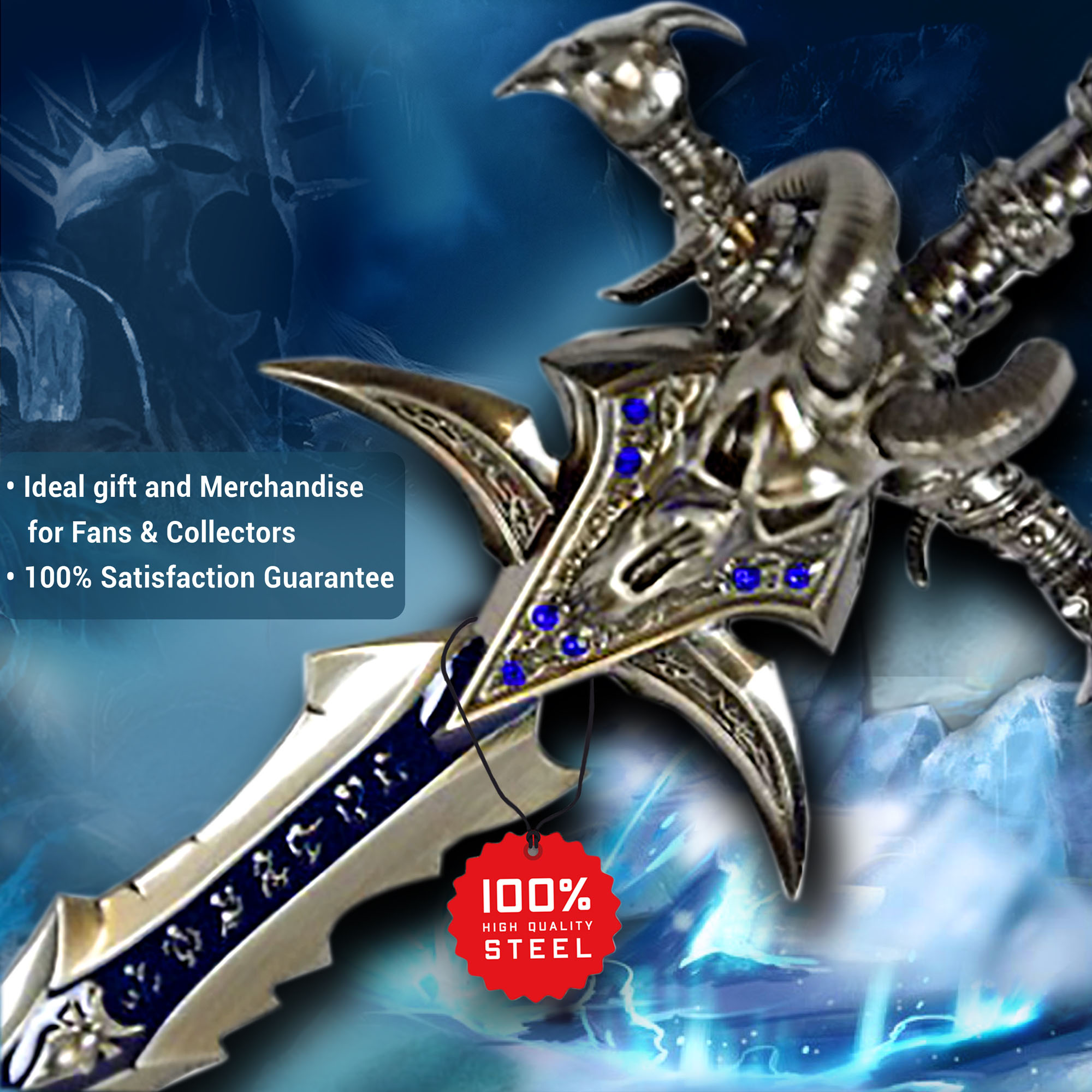 Warcraft - Frostmourne Brieföffner mit Ständer