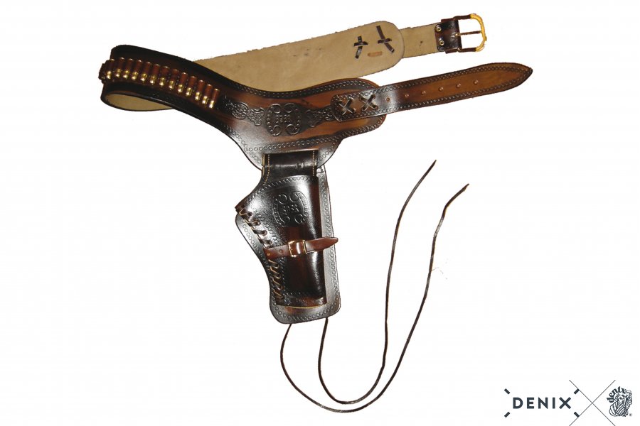 Leather belt including 24 balls, for 1 Colt