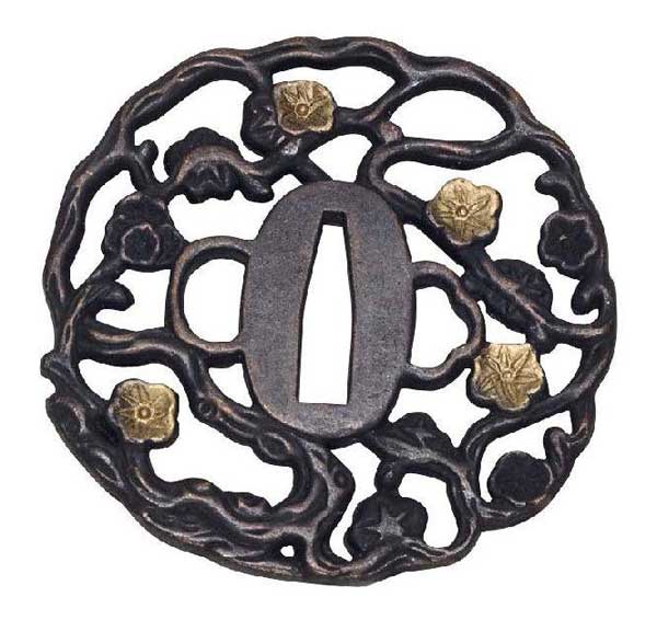 John Lee Golden Flower Tsuba