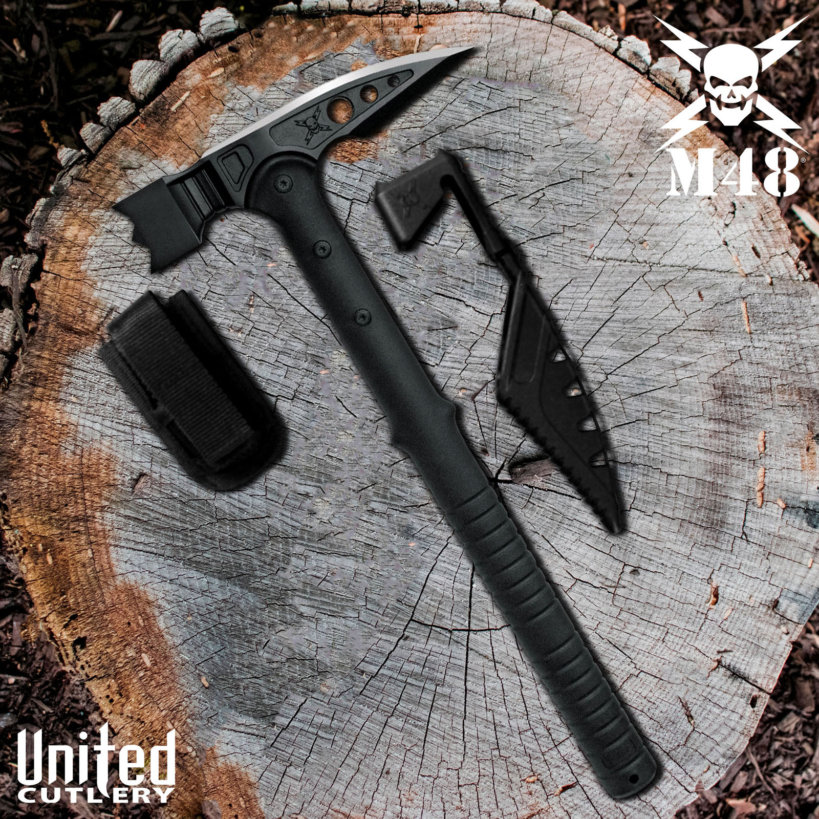 United M48 Tactical War Hammer with Sheath