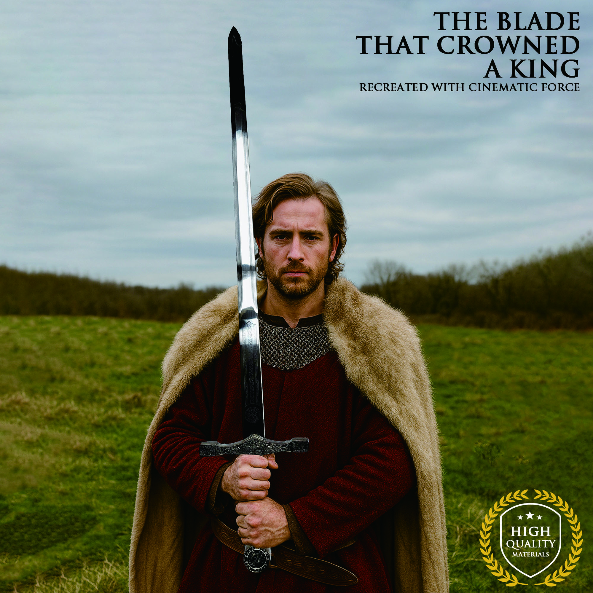 König Artus' legendäres Schwert "Excalibur" – Massive Replik