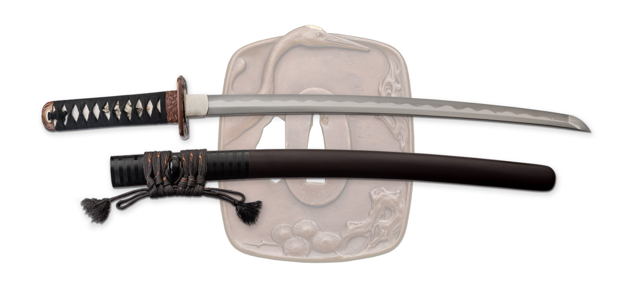 Pine Crane Wakizashi