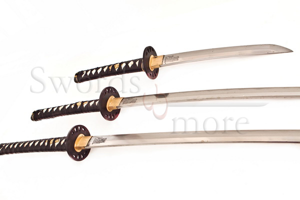 3-piece Kill Bill Hattori Hanzo Sword Set handforged