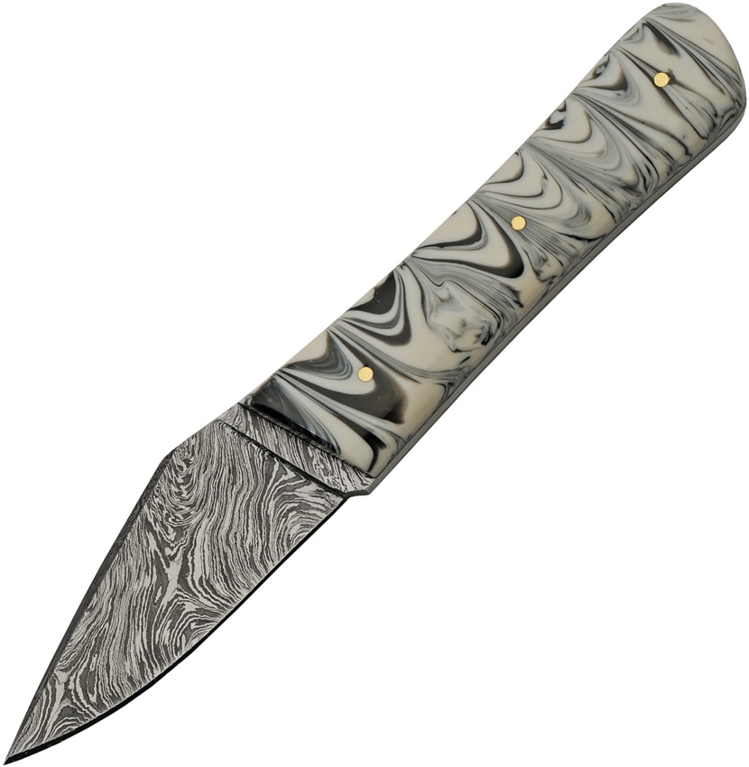 Marble Damascus Skinner Black 