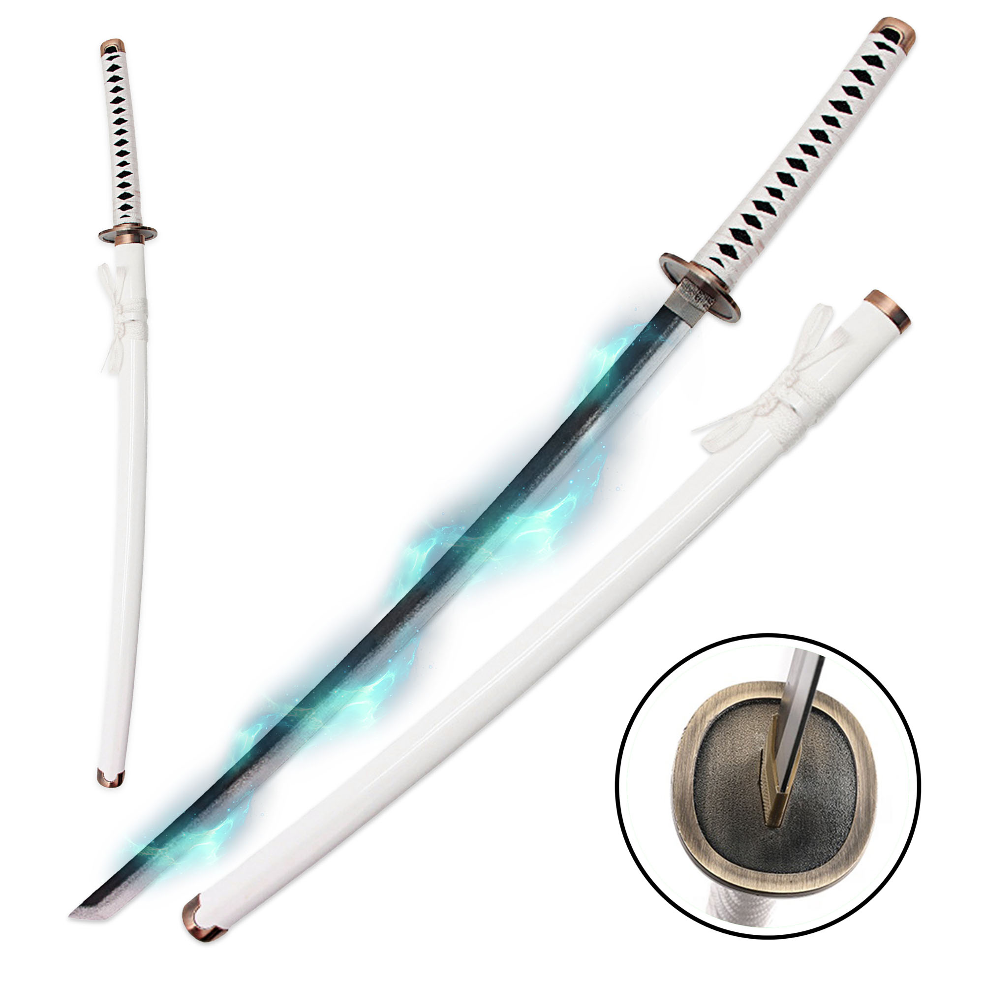 One Piece - Wado-Ichi-Monji Wooden Katana with Sheath