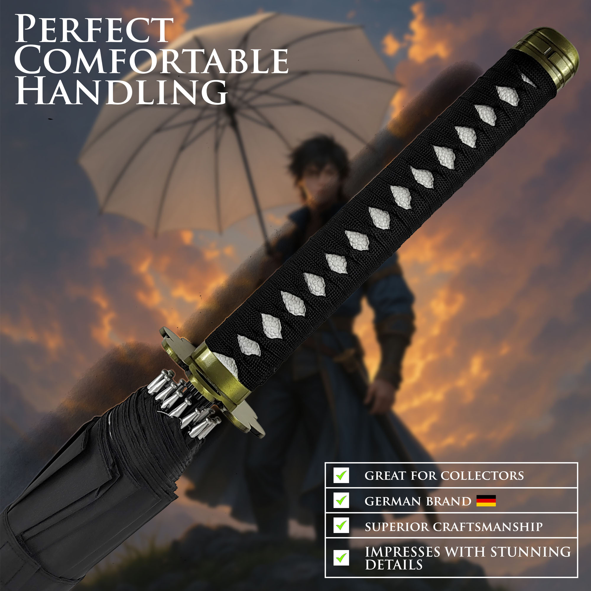 One Piece – Zoro's Shuusui Katana Umbrella (16K Premium Version) 