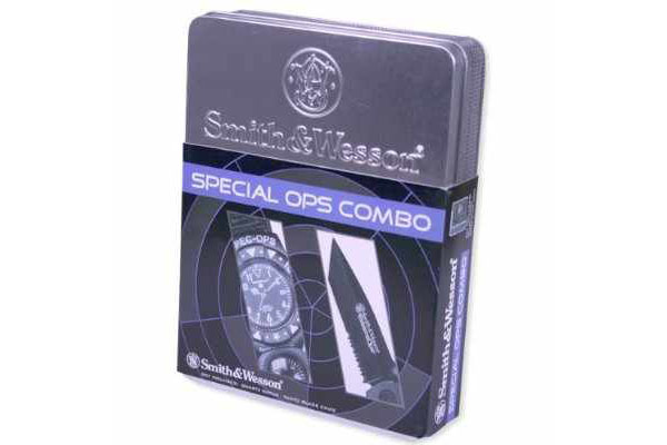 S&W Special Ops Uhr/Messerset