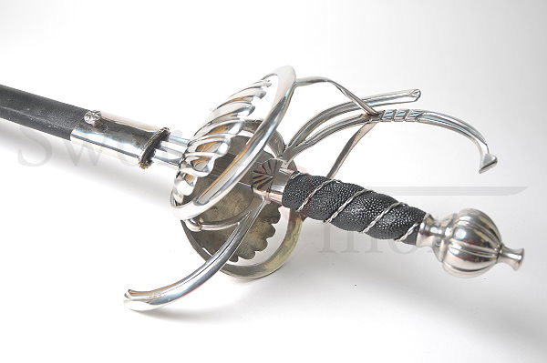 Geriffeltes Swept Hilt Rapier
