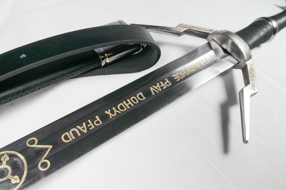 Witcher - Silber Schwert mit Scheide