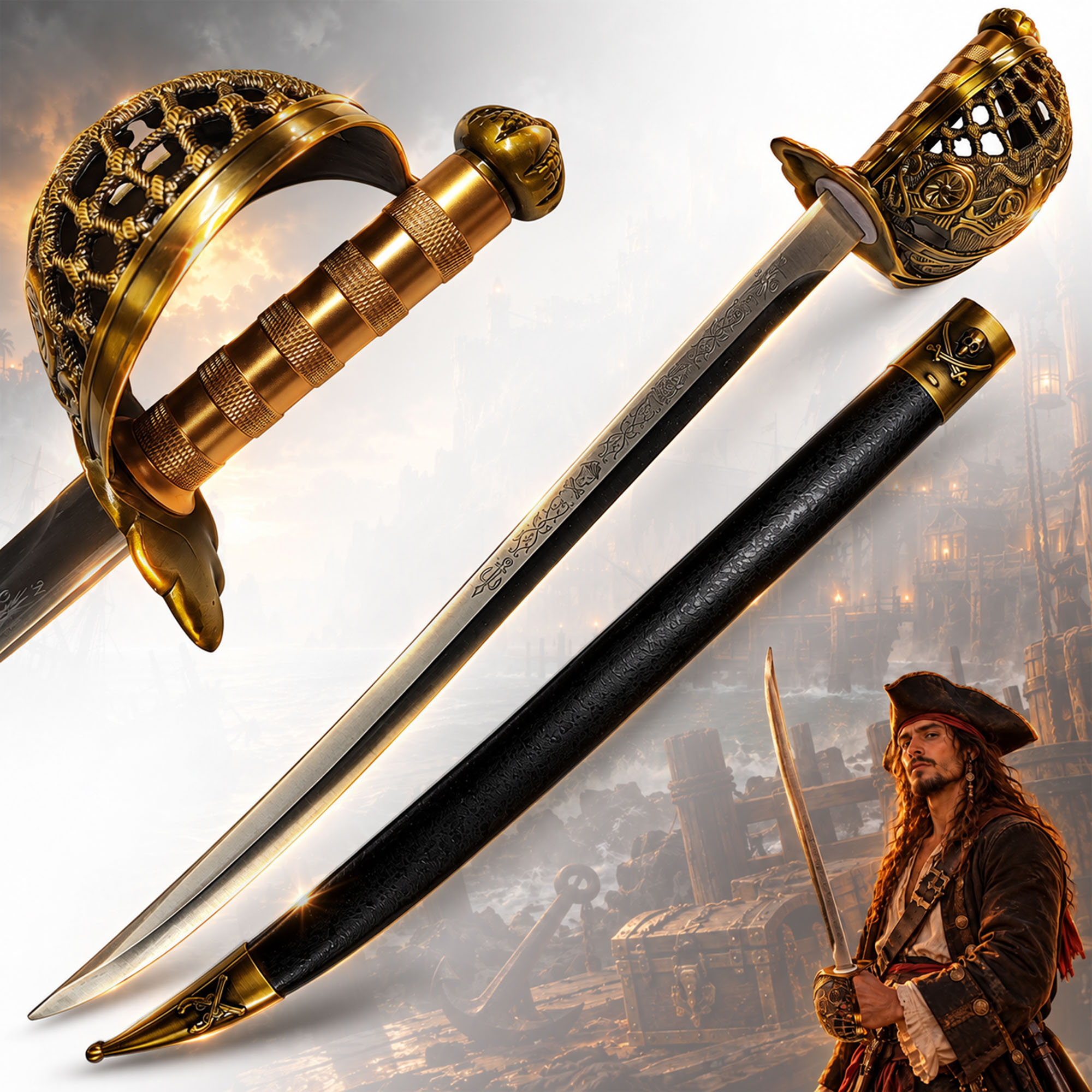Pirates of the Caribbean: Captain Jack Sparrows Schwert (Entermesser)