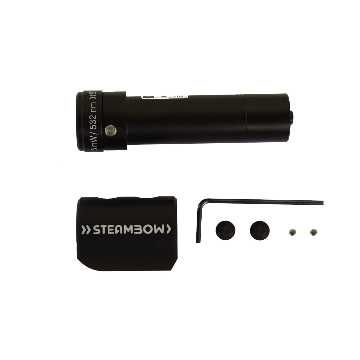 Steambow FENRIS – Komplettset inkl. Compoundbogen “M1” mit Laserzielvisier, schwarze cams