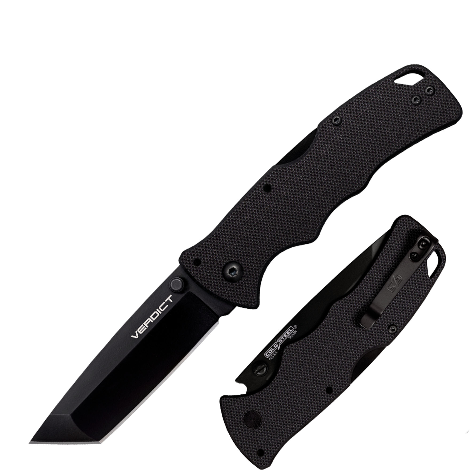 Verdict Tanto Schwarz G-10 Griff