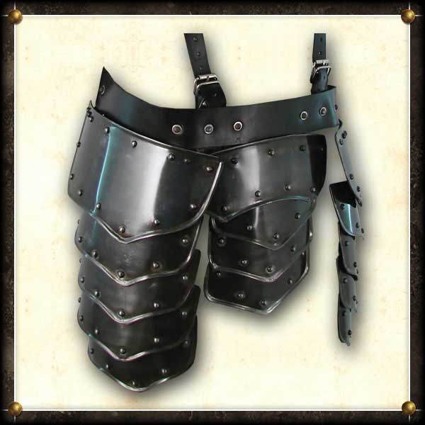 Upper Leg Protection Dark Warrior, Size L/XL