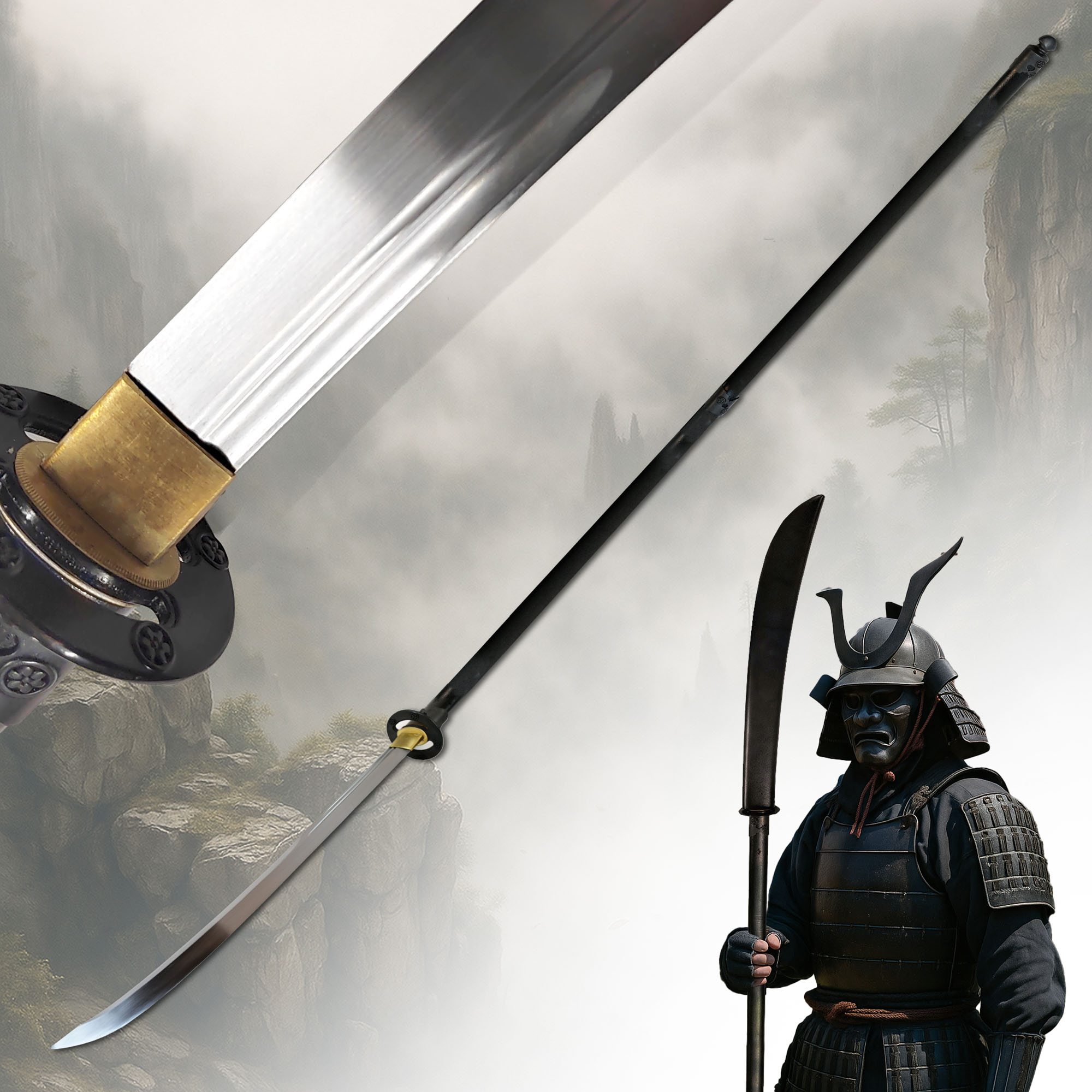 Handgeschmiedetes Naginata – Die legendäre Waffe der Sohei (Kampfmönche)