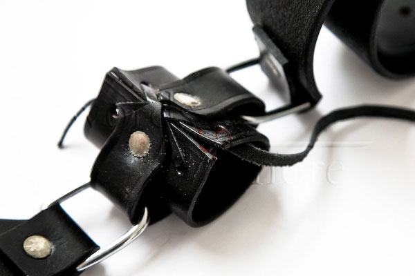 Mittelalterlicher Gürtel, klein, schwarz