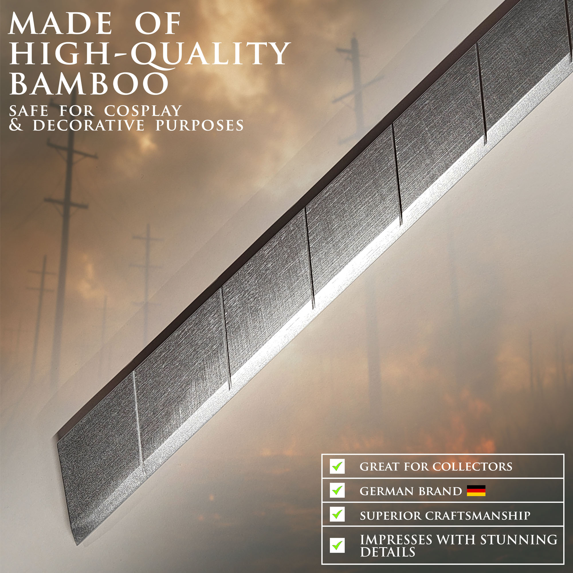 Attack on Titan - Halbklingenschwert - Holzversion