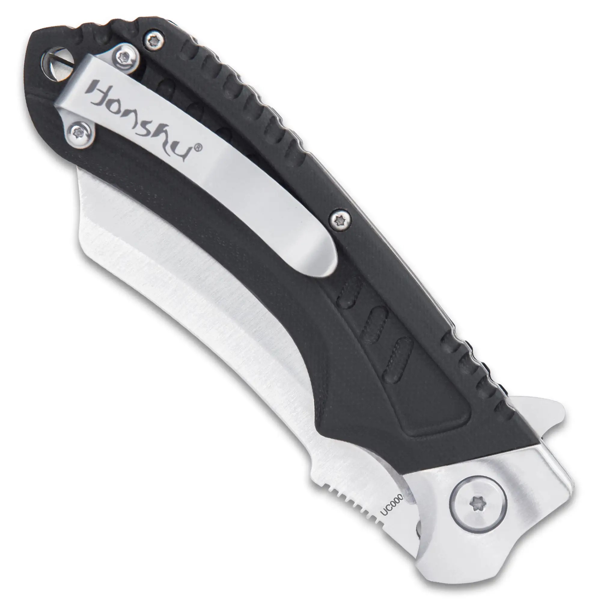 Honshu Sekyuriti Razor Pocket Knife - D2 Tool Steel Blade