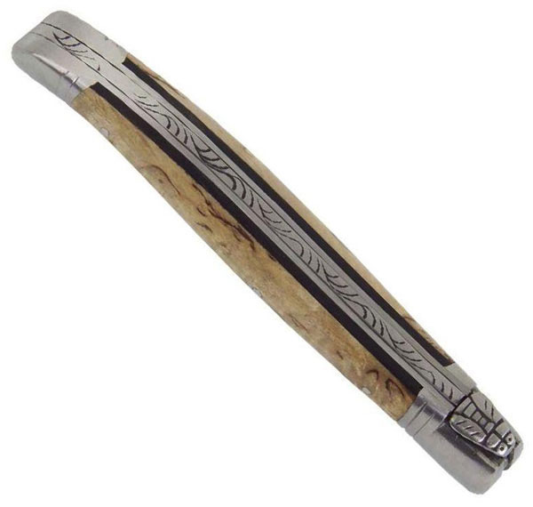 Laguiole Taschenmesser Birkenholzgriff 10 cm