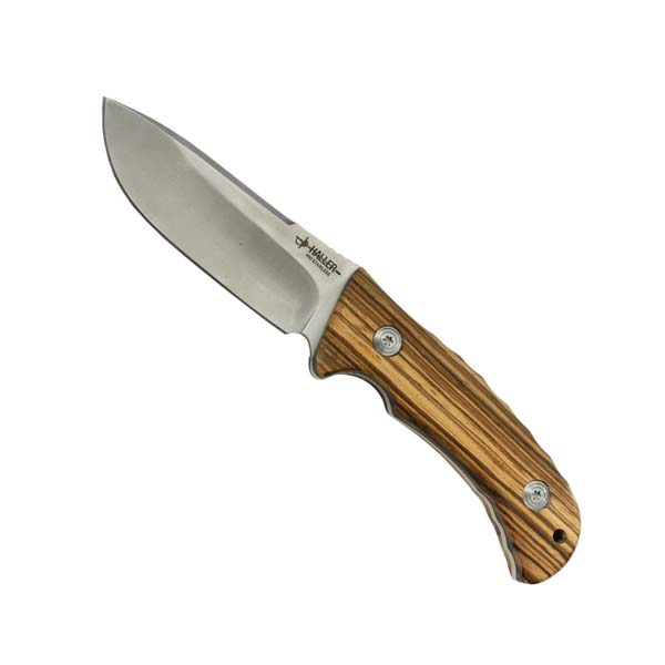 Zebra wood handle Knife
