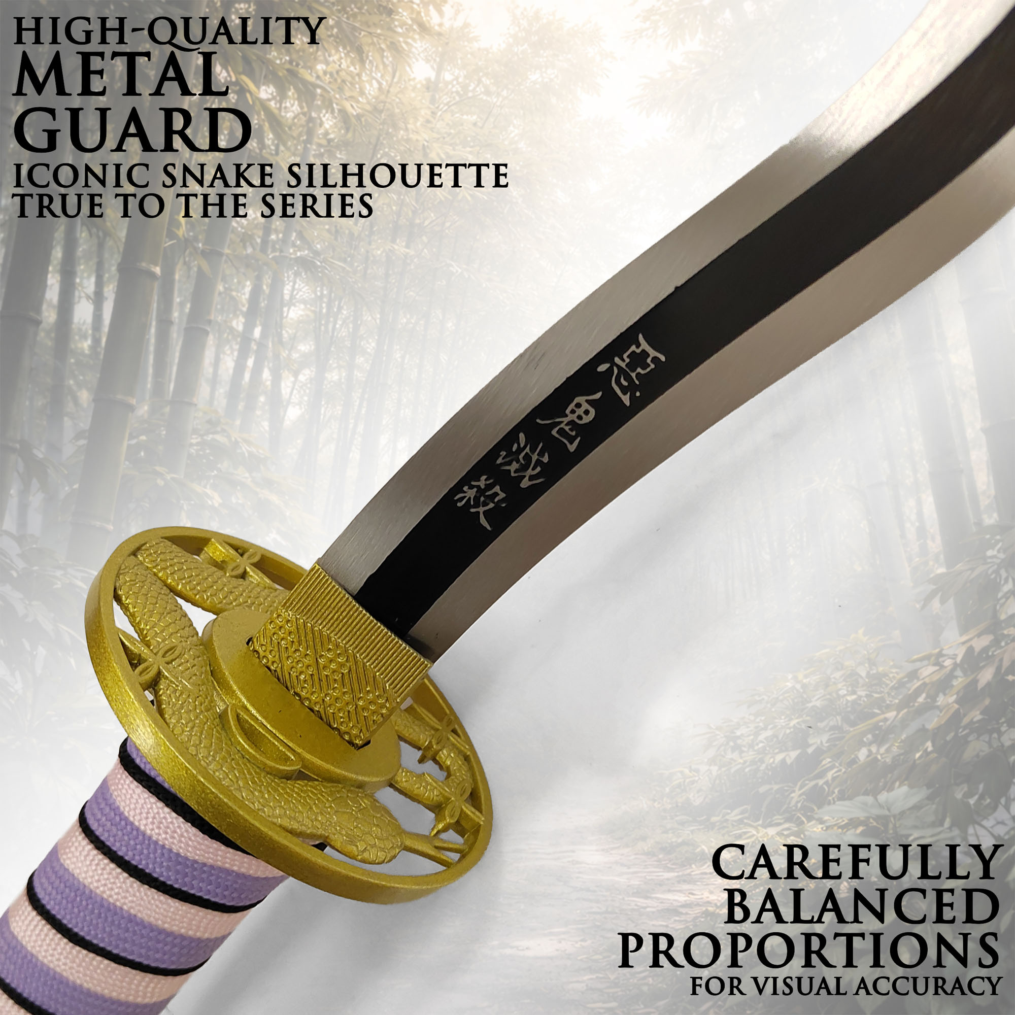 Demon Slayer: Obanai Iguro Katana mit Scheide