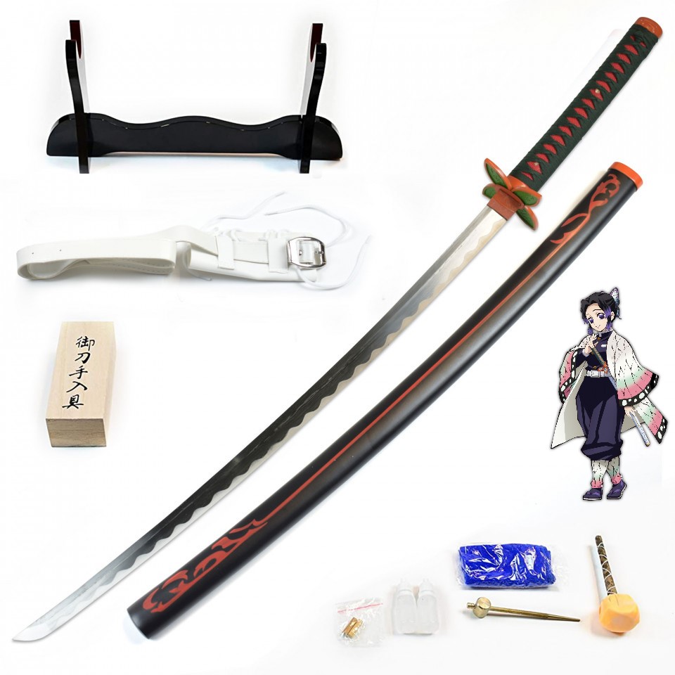 Demon Slayer: Kimetsu no Yaiba - Kochou Shinobu sword, handforged and folded, Set - Original Edition