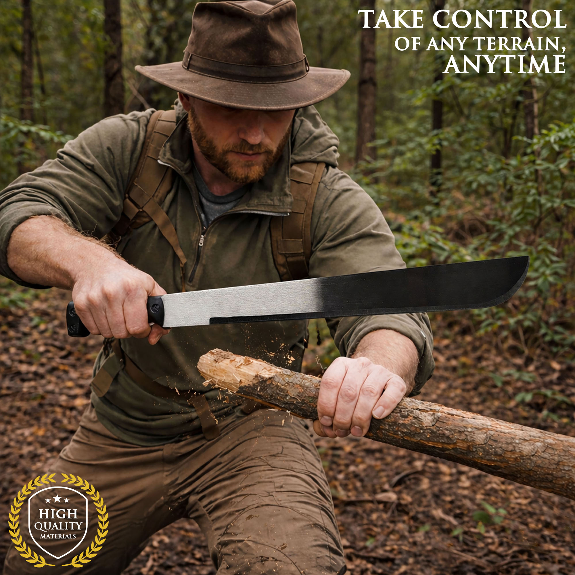 Forest Spirit Machete with Sheath