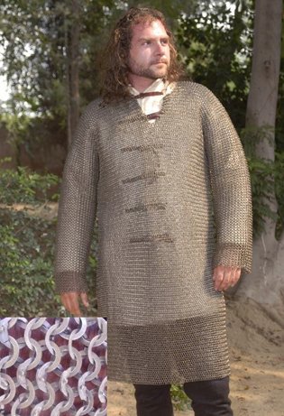 Hauberk- Full Sleeves Chainmail Shirt