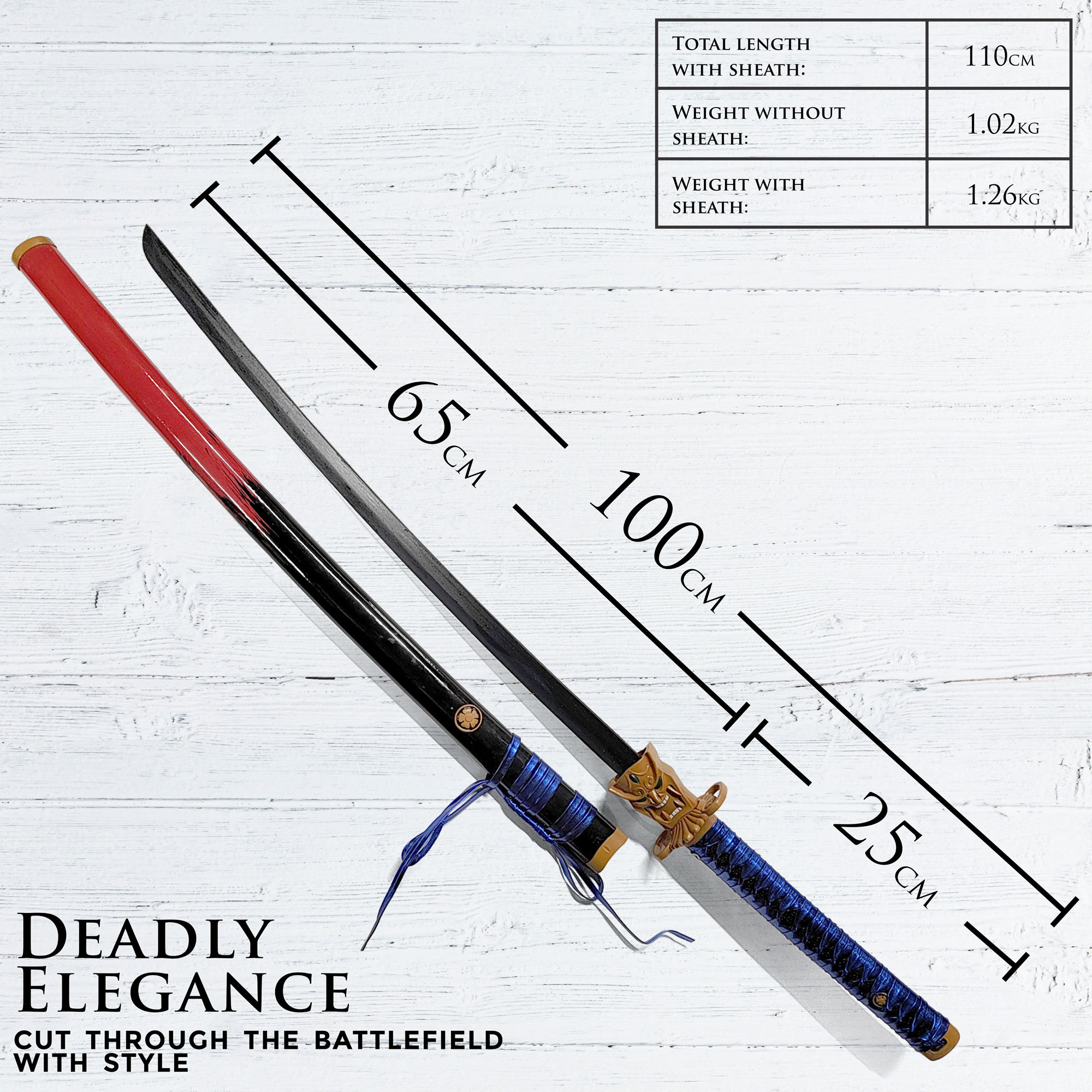 Valorant - Onimaru Kunitsuna Katana mit Scheide