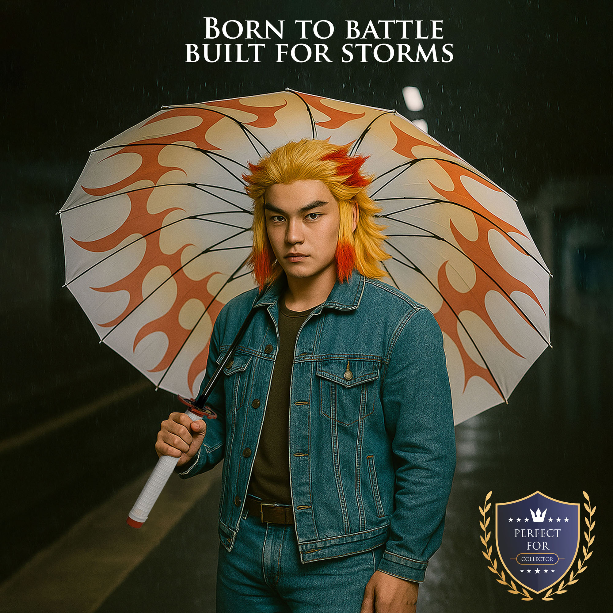 Demon Slayer - Rengoku Kyojuro Katana Regenschirm