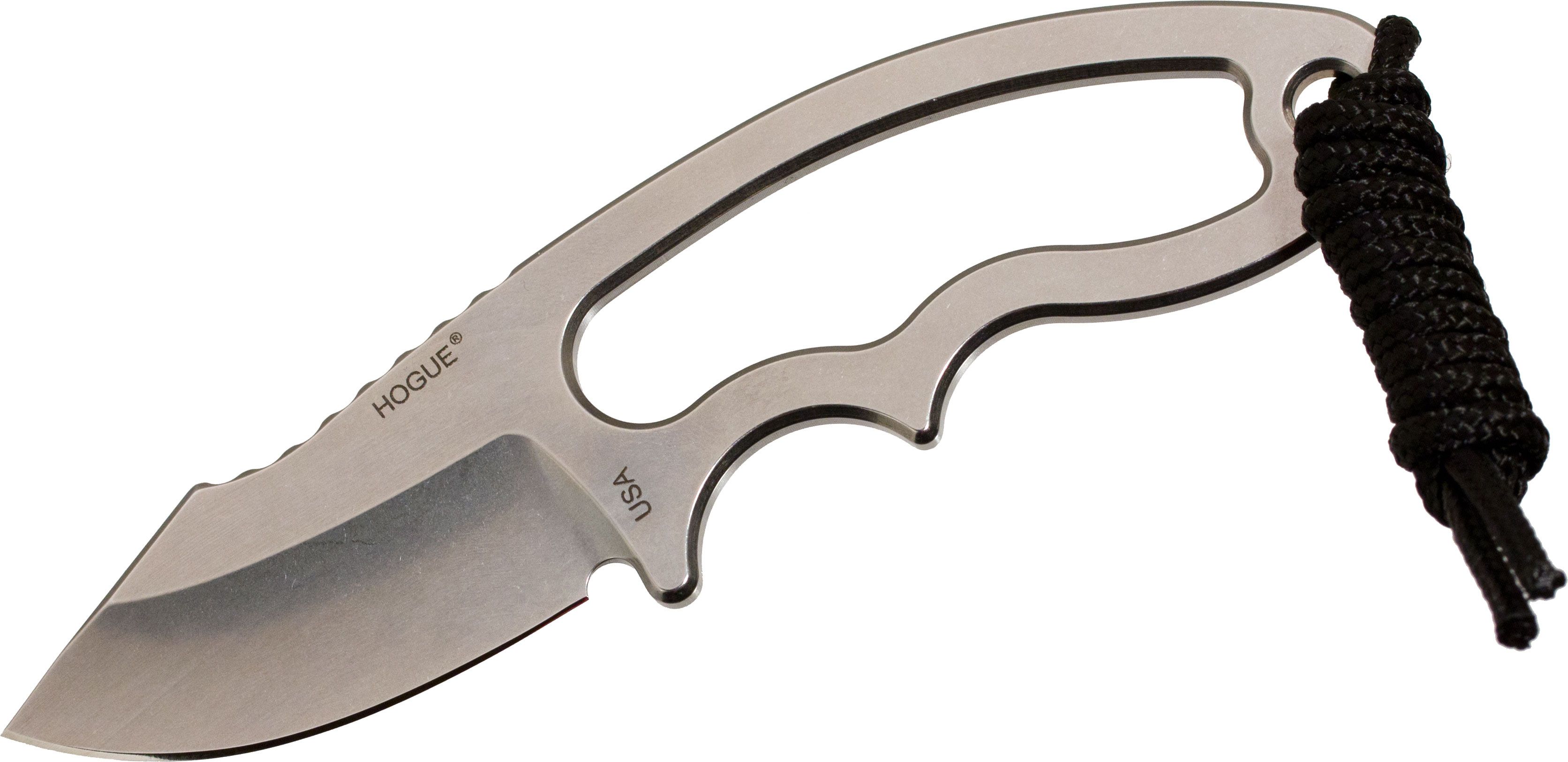 EX-F03 Clip Point Neck Knife, 154CM Steel Blade, Aerospace Polymer Sheath