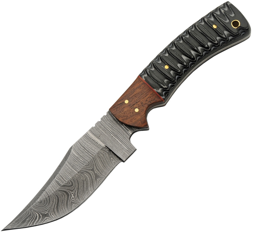 Damascus Snake Belly Hunter 