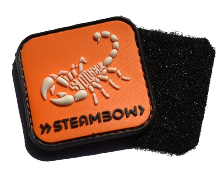 3D rubber patch “STINGER” – orange