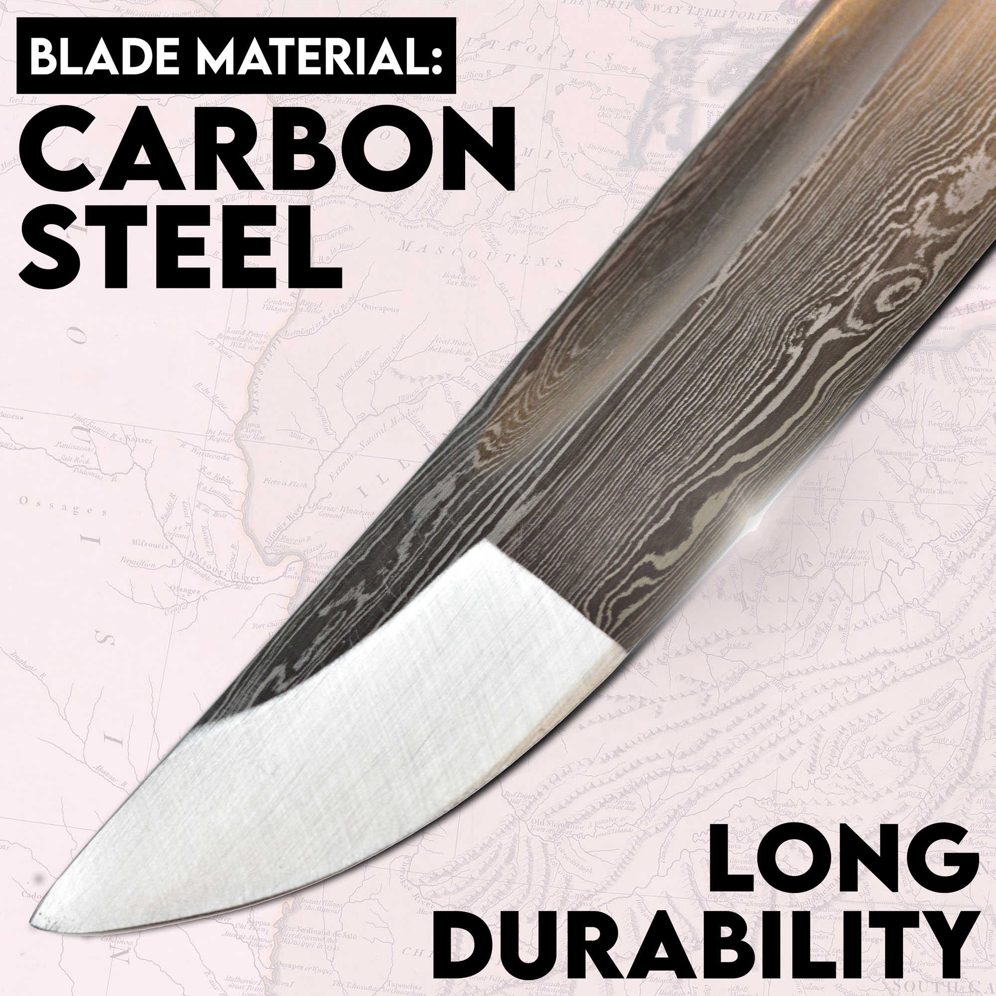 Akito, handgeschmiedet & gefaltet, Set