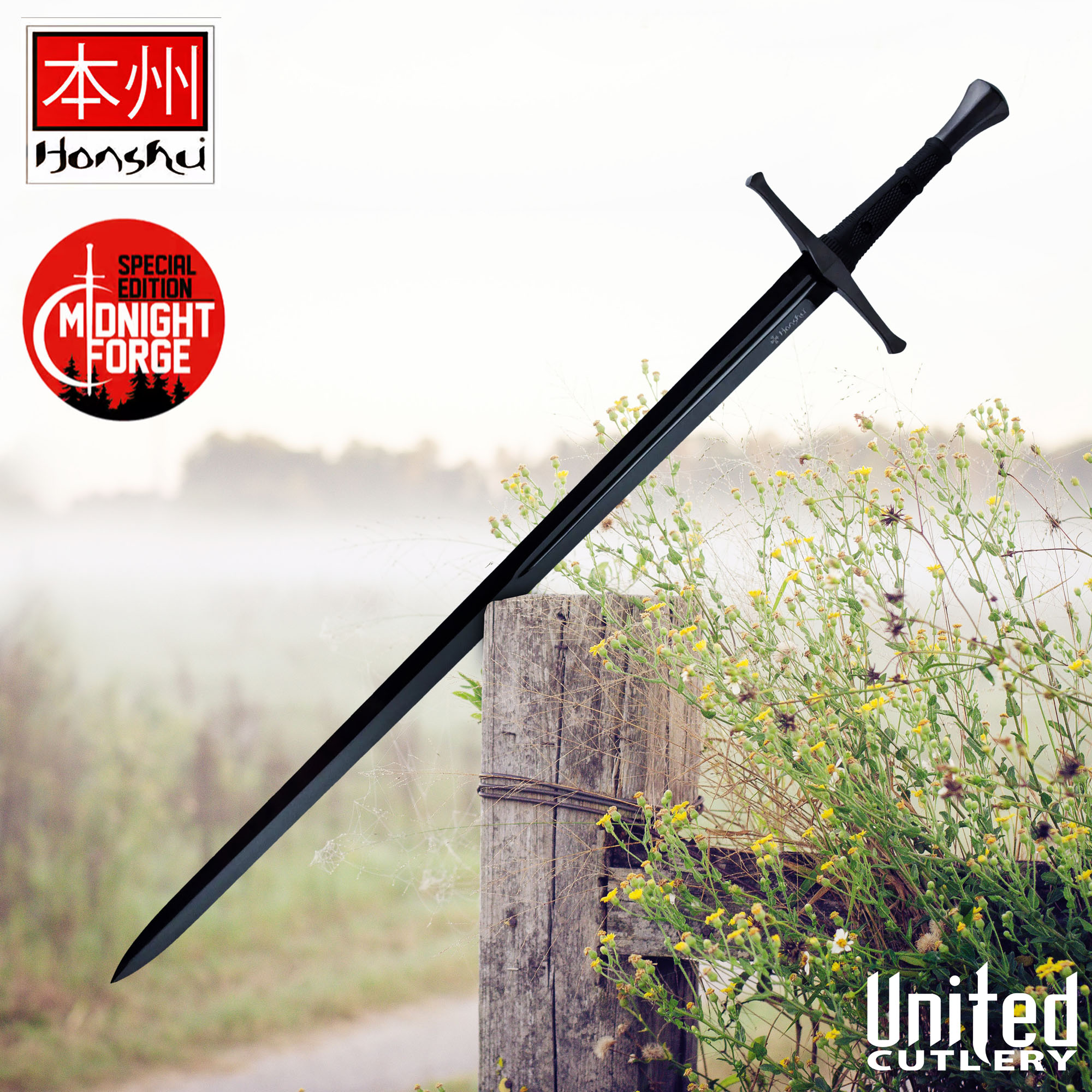 Honshu Midnight Forge Broadsword And Scabbard