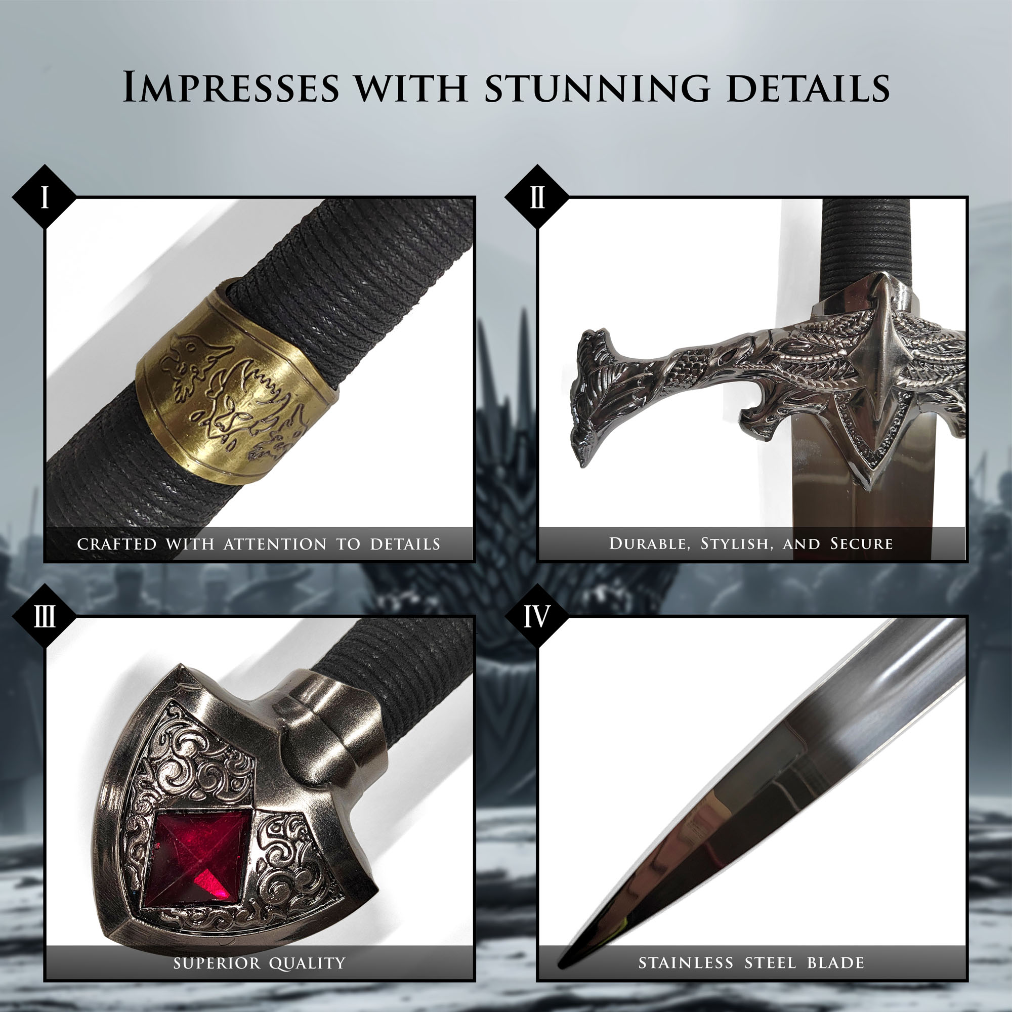 Game of Thrones - Blackfyre Schwert Game of Thrones - Blackfyre Schwert