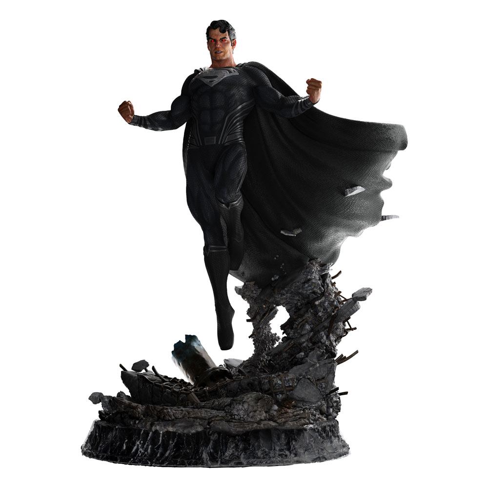 Zack Snyder's Justice League Statue 1/4 Superman Black Suit 65 cm