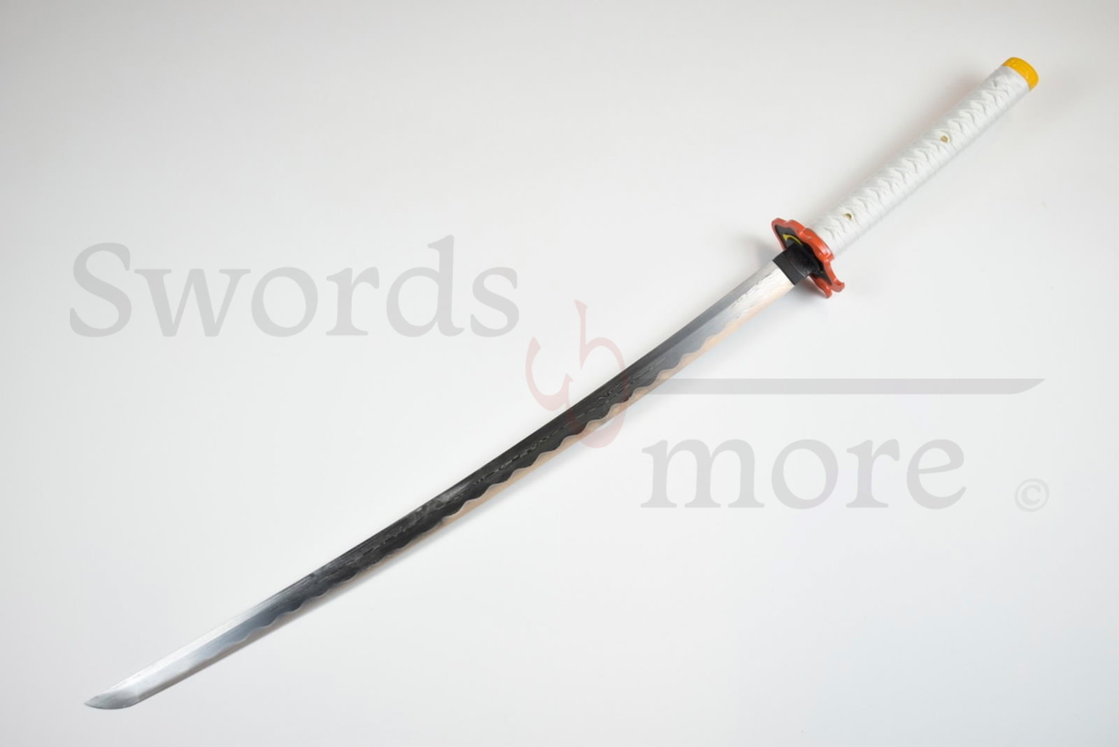 Demon Slayer: Kimetsu no Yaiba - Rengoku Kyoujurou Schwert - handgeschmiedet und gefaltet, Set