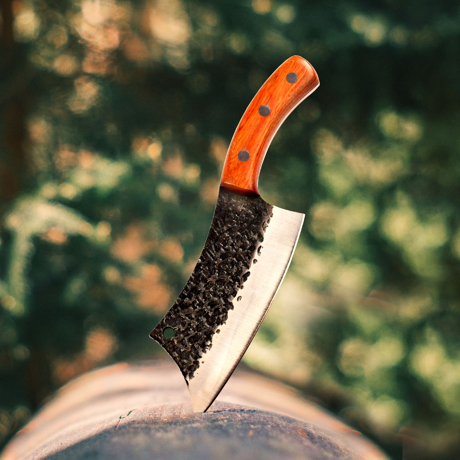 Hackmesser, serbisches Kochmesser mit Scheide Hackmesser, serbisches Kochmesser mit Scheide