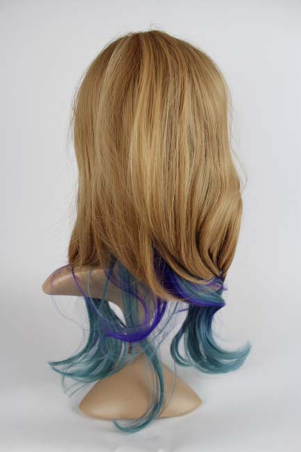 Standard Wig – blue/light brown – long