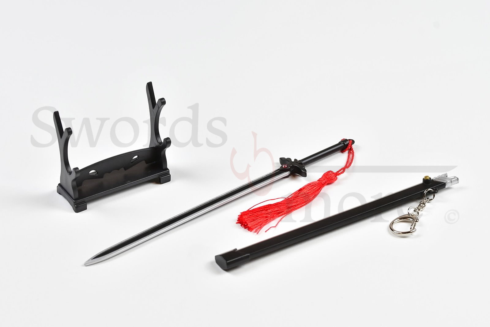 Sword Art Online  – Kirito Schwert Night Sky, Schwert Brieföffner mit Scheide und Ständer 