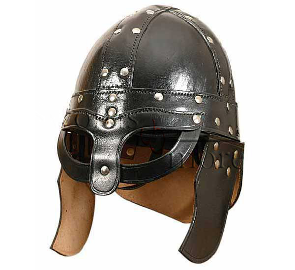 Leather Viking Helmet