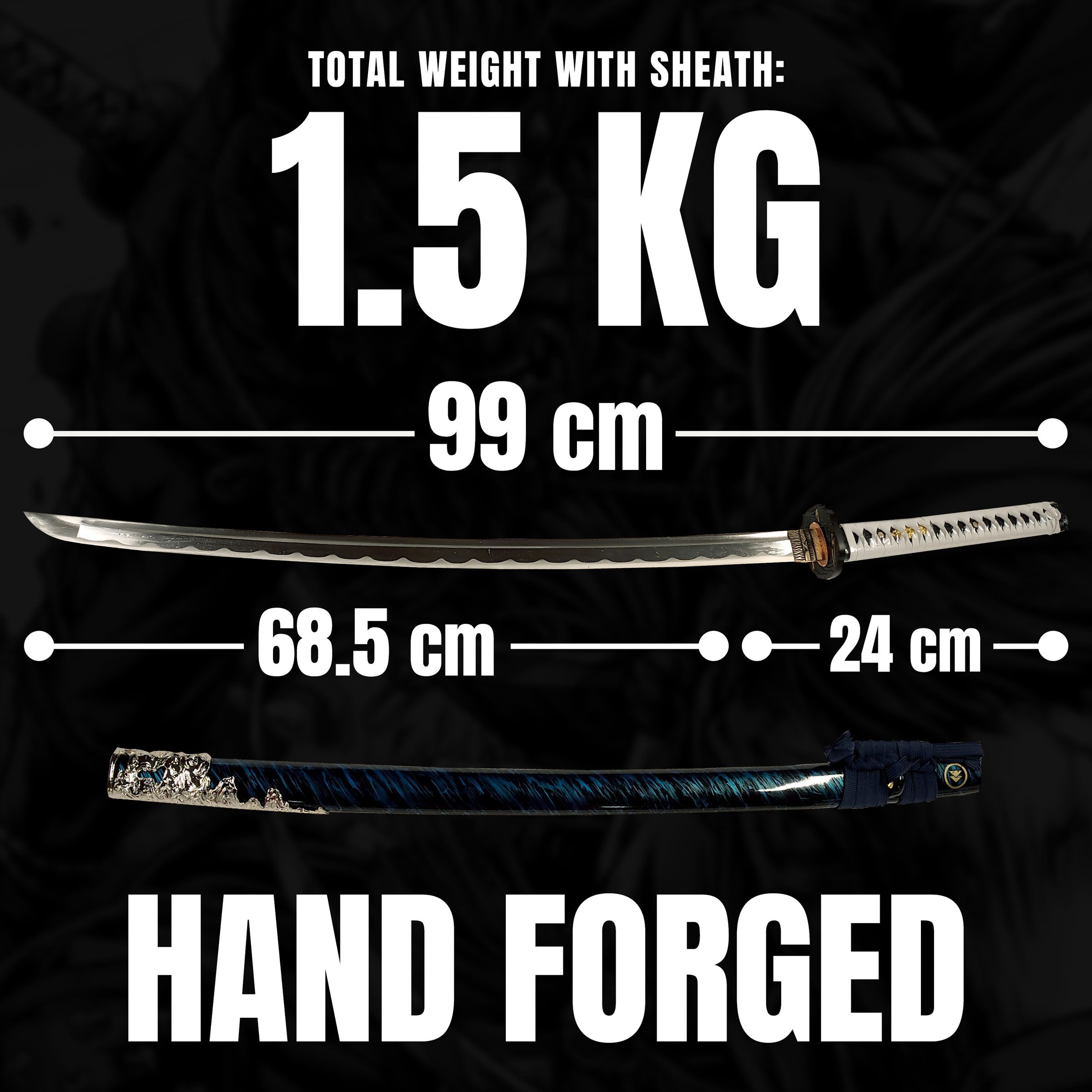Ghost of Tsushima - Jin Sakai Katana, handforged and sharp blade Ghost of Tsushima - Jin Sakai Katana, handforged and sharp blade