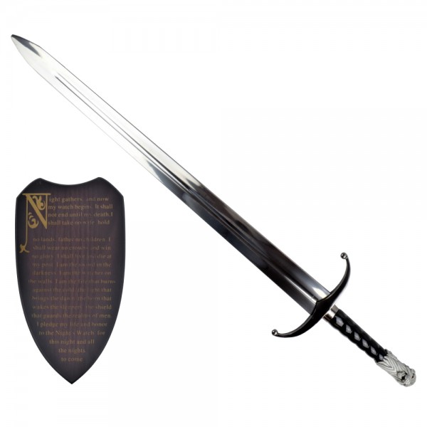 Jon Schnees Schwert "Langklaue" – Fantasyschwert Replik (Game of Thrones) mit Wandhalter Jon Schnees Schwert "Langklaue" – Fantasyschwert Replik (Game of Thrones) mit Wandhalter
