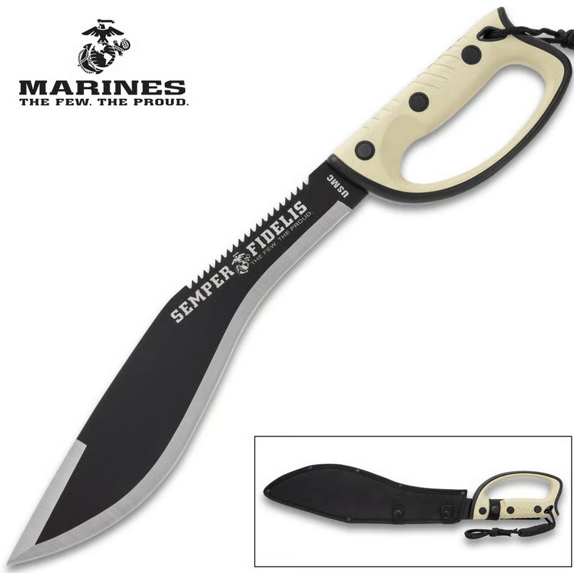 USMC Semper Fi Sawback Kukri
